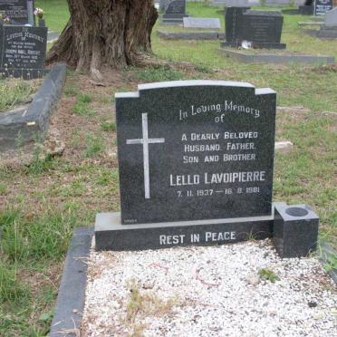 LAVOIPIERRE Lello 1937-1981
