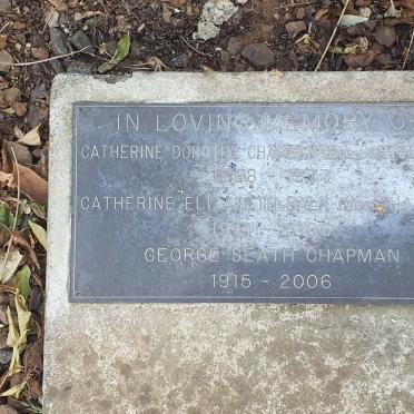 CHAPMAN Catharine Dorothy nee PORTSMOUTH 1888-1977 :: BALK Catherine Elizabeth nee CHAPMAN 1914-2006