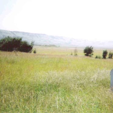 Kwazulu-Natal, KLIPRIVIER district, Collings Pass, Cleopatra's Needle, farm cemetery