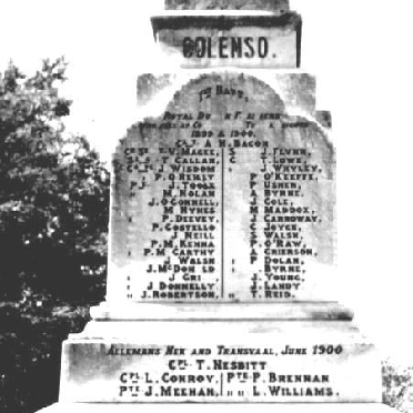 Kwazulu-Natal, KLIPRIVIER district, Wynne Hills, Dublin Fusiliers Memorial, Pom Pom Bridge, Military cemetery