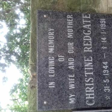 REDGATE Christine 1944-1991