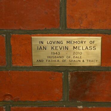 MELASS Ian Kevin 1943-2010