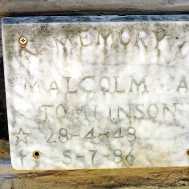 TOMLINSON Malcolm A. 1948-1986