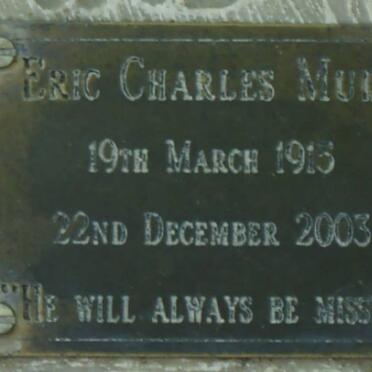 MUDD Eric Charles 1915-2003