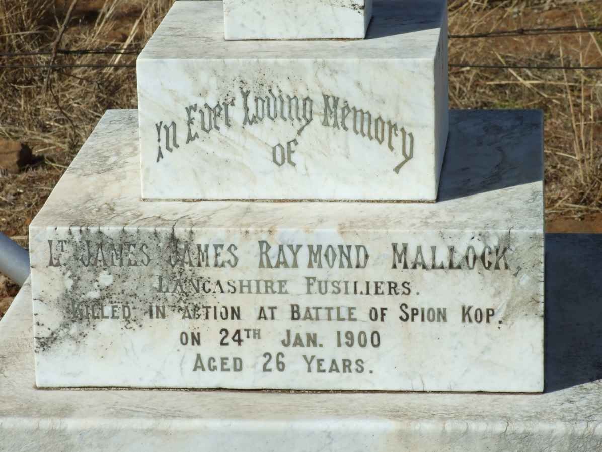 MALLOCK James James Raymond -1900