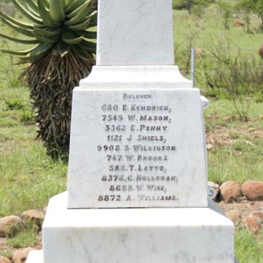 17. Monument dedicated to the King's Royal Rifles