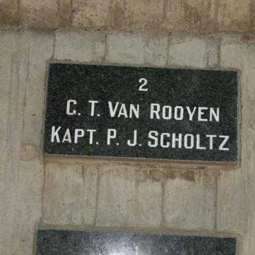 ROOYEN G.T., van :: SCHOLTZ P.J.