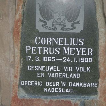 MEYER Cornelius Petrus 1865-1900