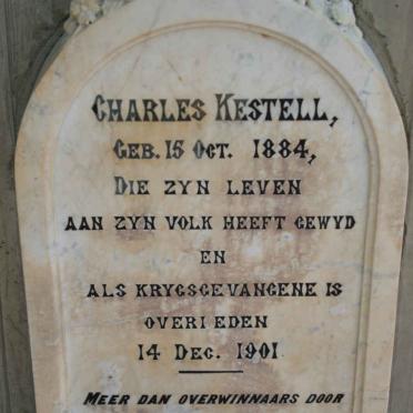 KESTELL Charles 1884-1901