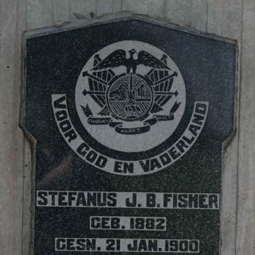 FISHER Stephanus J.B. 1882-1900
