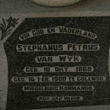 WYK Stephanus Petrus, van 1868-1900