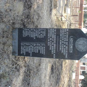 Kwazulu-Natal, LADYSMITH, Main cemetery