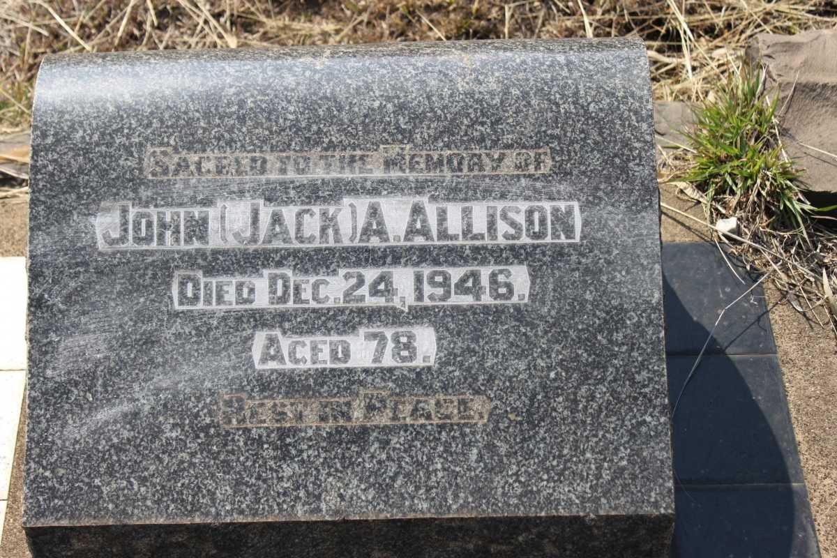 ALLISON John A. -1946