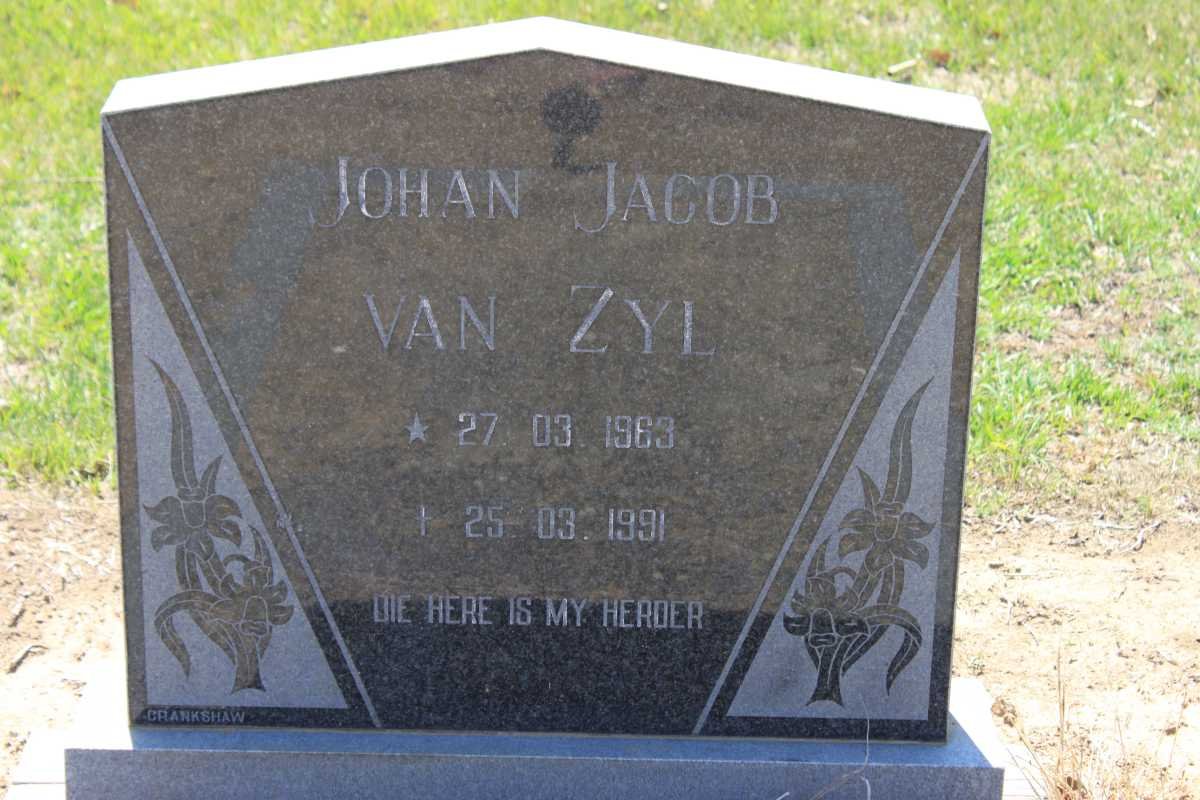 ZYL Johan Jacob, van 1963-1991