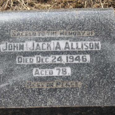 ALLISON John A. -1946