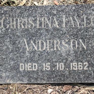 ANDERSON Christina Taylor -1962