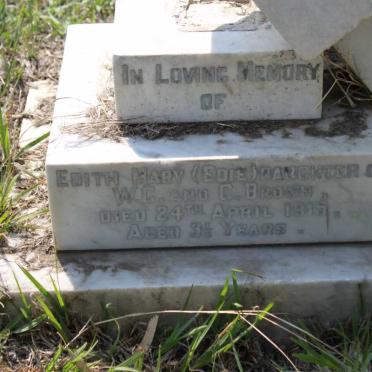 BROWN Edith Mary -1915