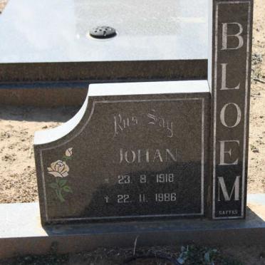 BLOEM Johan 1918-1986