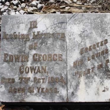 COWAN Edwin George -1944
