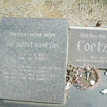 COETZEE Jacobus Francois 1881-1957