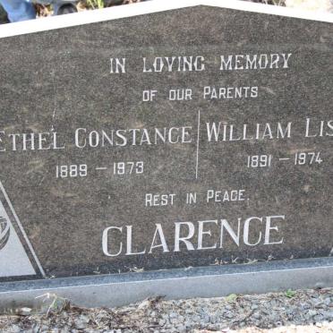 CLARENCE William Lister 1891-1974 &amp; Ethel Constance 1889-1973