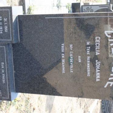 CREMORE Cecilia Johanna 1951-1974