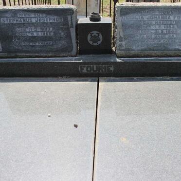 FOURIE Stephanus Josephus 1883-1966 &amp; Cecilia Johanna MARAIS 1882-1944