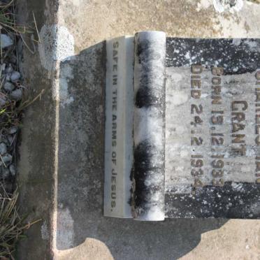 GRANT Charles Ian 1933-1934