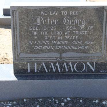 HAMMON Peter George 1922-1994