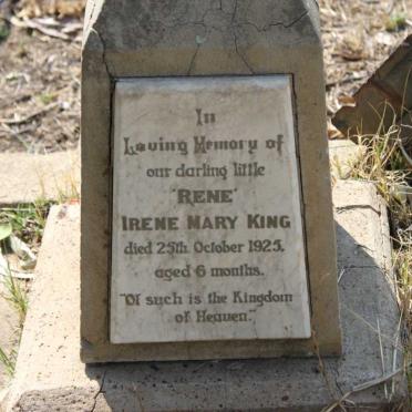 KING Irene Mary -1925