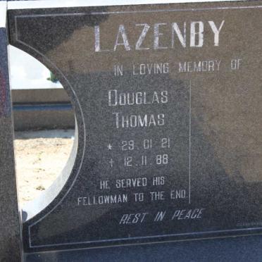 LAZENBY Douglas Thomas 1921-1988