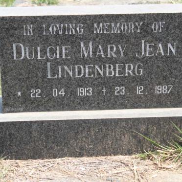 LINDENBERG Dulcie Mary Jean 1913-1987