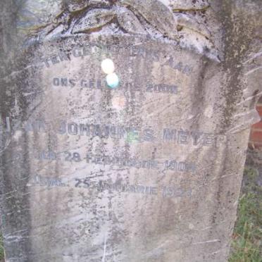 MEYER Izak Johannes 1904-1923