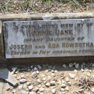 ROWBOTHAM Annie Jane
