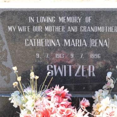 SWITZER Catherina Maria 1913-1996