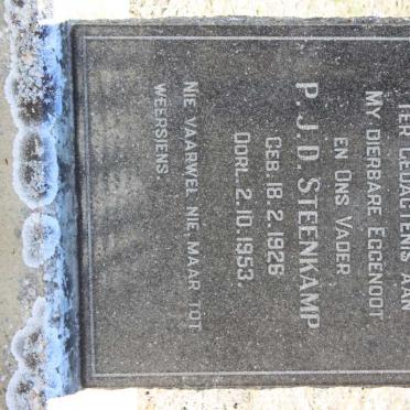 STEENKAMP P.J.D. 1926-1953