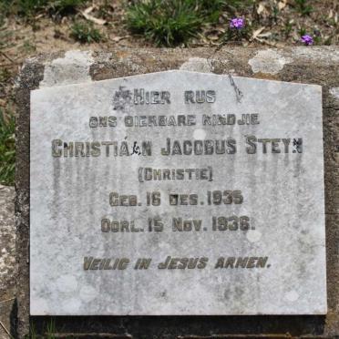STEYN Christiaan Jacobus 1935-1936