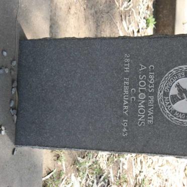 SOLOMONS A. -1943