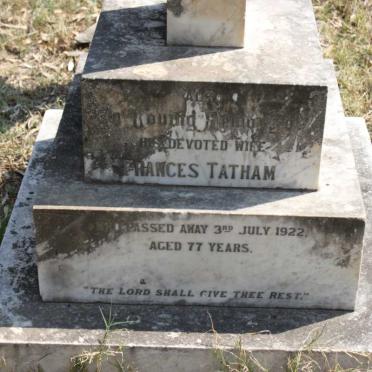 TATHAM Frances -1922