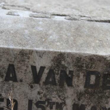 VENTER Gert A., van de   -1922