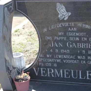 VERMEULEN Jan Gabriel 1949-1984
