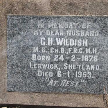 WILDISH G.H. 1876-1953
