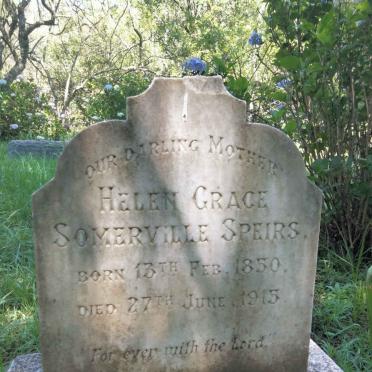 SPEIRS Helen Grace Somerville 1850-1915