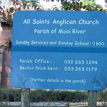 1. Nottingham Rd  Anglican Church, Mooi Rriver parish
