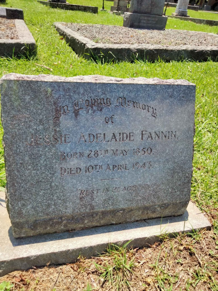 FANNIN Jessie Adelaide 1850-1943