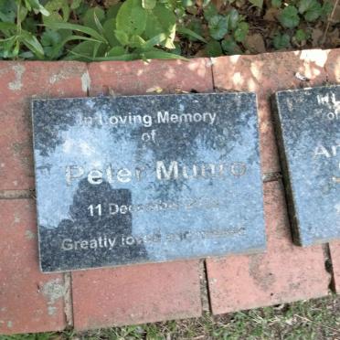 MUNRO Peter -2013