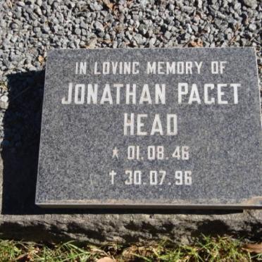 HEAD Jonathan Paget 1946-1996