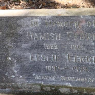 FERRIE Hamish 1899-1981 &amp; Leslie 1897-1978