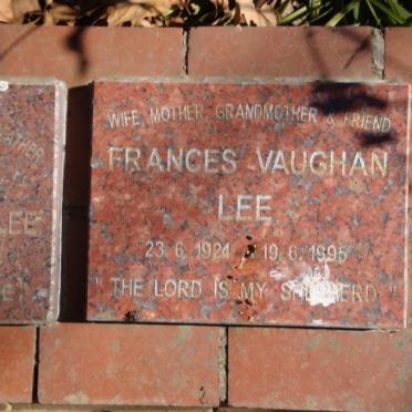 LEE Frances Vaughan 1924-1995