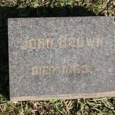 BROWN John -1883